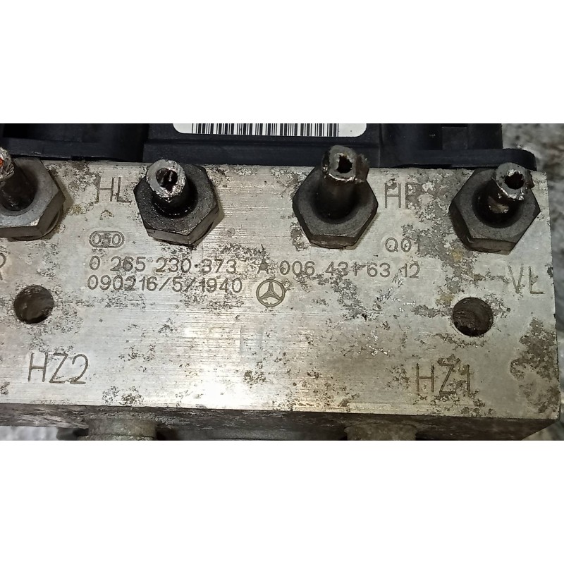 Recambio de abs para mercedes clase a (w169) a 150 a-edition (169.031) referencia OEM IAM 0265230373 A0064316312 0265950986