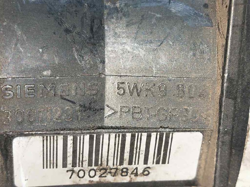 Recambio de caudalimetro para volvo s40 berlina 1.9 turbo cat referencia OEM IAM 5WK9604 30611231 SIEMENS