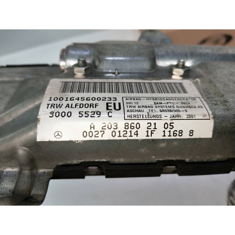 Recambio de airbag lateral izquierdo para mercedes clase c (w203) sportcoupe 2.2 cdi cat referencia OEM IAM 2038602105  