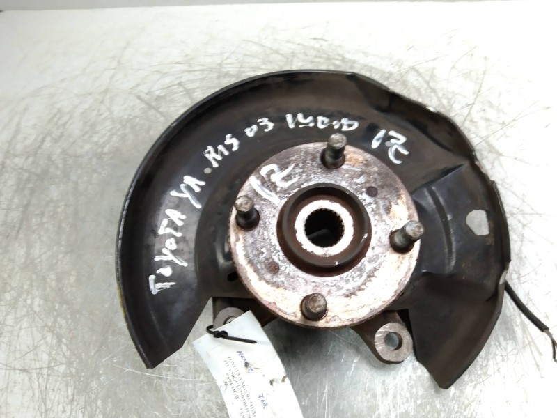 Recambio de mangueta delantera izquierda para toyota yaris (ncp1/nlp1/scp1) 1.4 turbodiesel cat referencia OEM IAM   