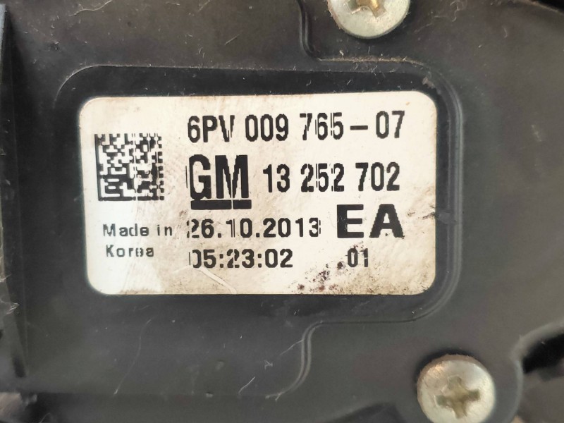 Recambio de potenciometro pedal para chevrolet cruze ls referencia OEM IAM 6PV00976507 13252702 