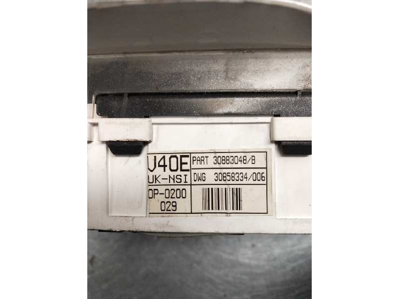 Recambio de cuadro instrumentos para volvo v40 familiar 2.0 turbo cat referencia OEM IAM 30883048B OP0200029 