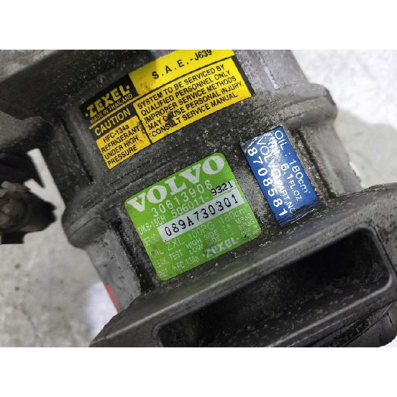 Recambio de compresor aire acondicionado para volvo s40 berlina 1.8i referencia OEM IAM 5060119321 8708581 30613908 DKS15CH