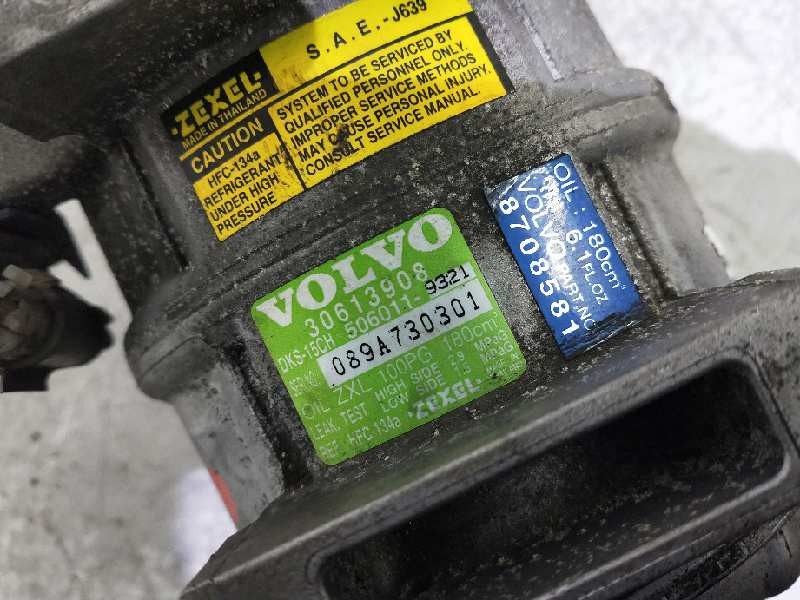 Recambio de compresor aire acondicionado para volvo s40 berlina 1.8i referencia OEM IAM 5060119321 8708581 30613908 DKS15CH