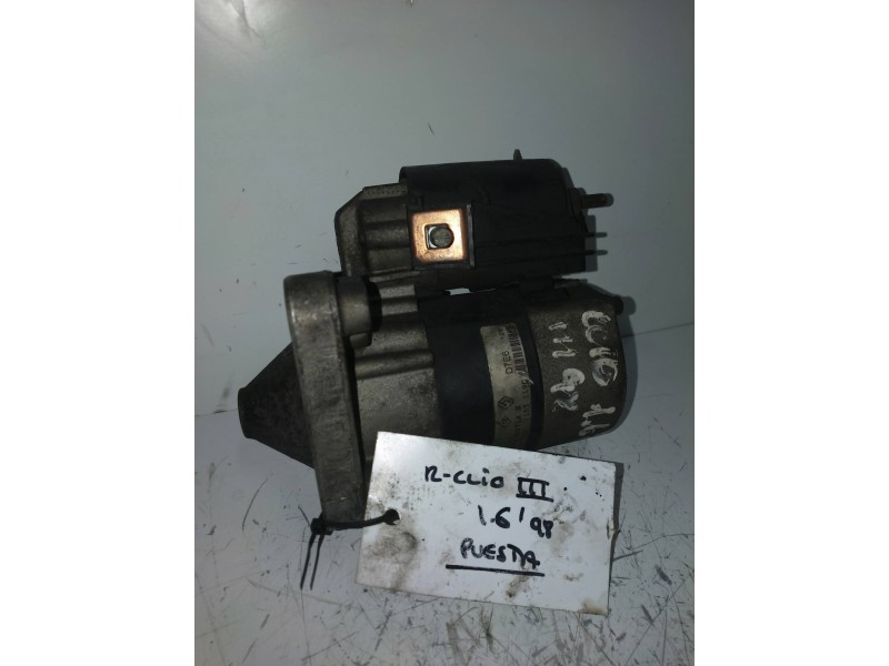 Recambio de motor arranque para renault clio ii fase i (b/cbo) 1.6 si cbod referencia OEM IAM D7E6 VALEO 