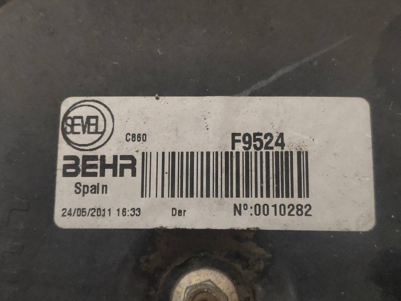 Recambio de electroventilador para fiat ducato caja cerrada 35 (06.2006 =>) l1h1 160 multijet power referencia OEM IAM F9524  BE