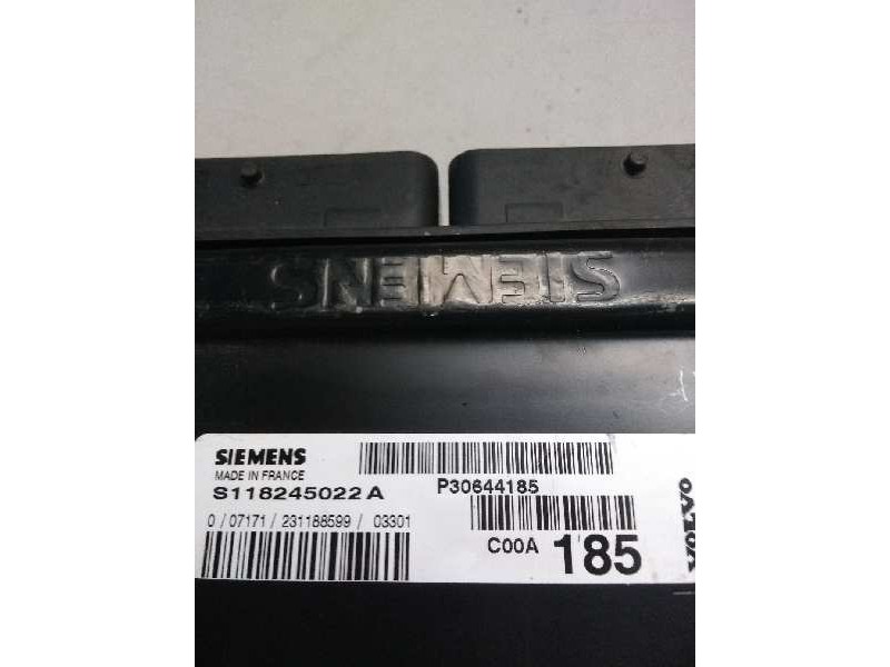 Recambio de centralita motor uce para volvo v40 familiar 1.8 16v cat referencia OEM IAM S118245022A P30644185 C00A 185