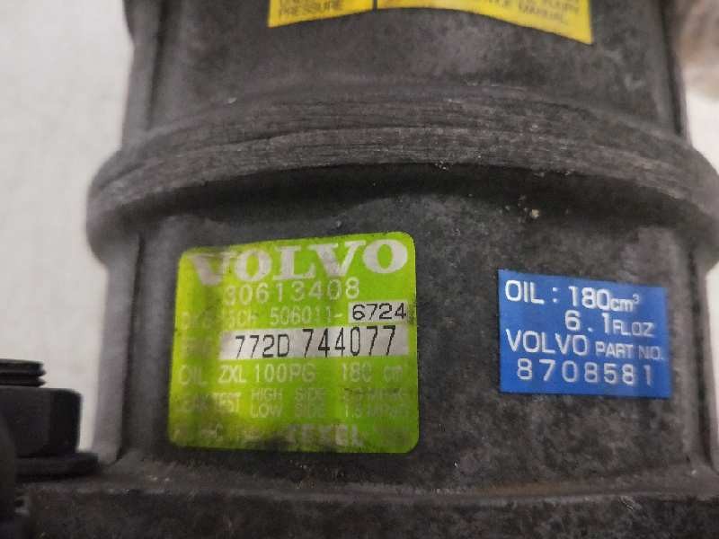 Recambio de compresor aire acondicionado para volvo s40 berlina 1.6 cat referencia OEM IAM 5060116724 8708581 30613408 DKS15CH