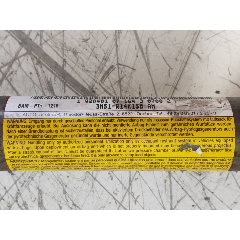 Recambio de airbag cortina delantero izquierdo para ford c-max (cb3) ghia referencia OEM IAM   