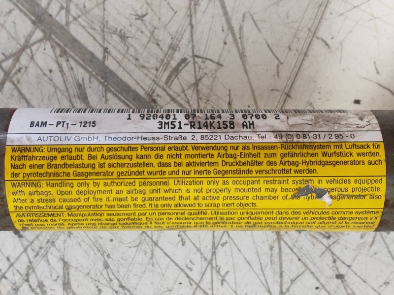 Recambio de airbag cortina delantero izquierdo para ford c-max (cb3) ghia referencia OEM IAM   