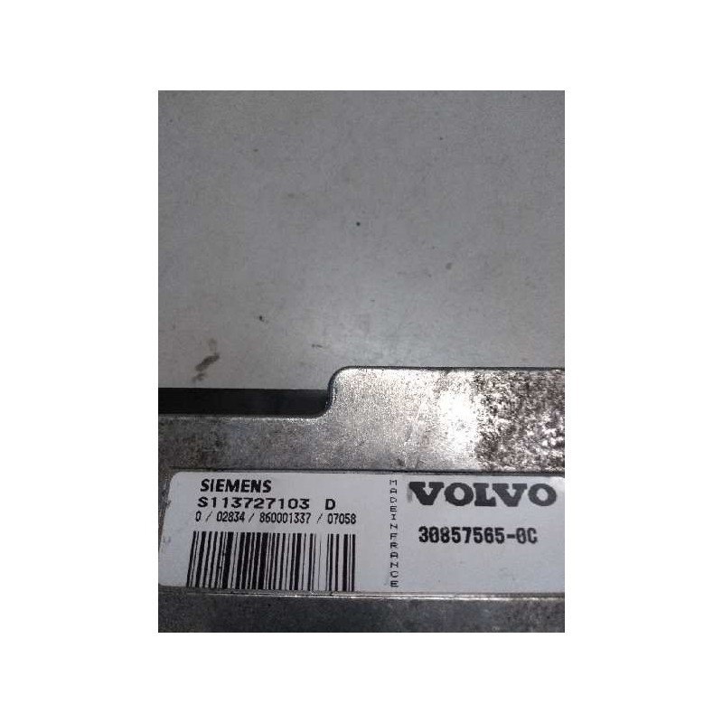 Recambio de centralita motor uce para volvo s40 berlina 1.8 16v cat referencia OEM IAM S113727103D 308575650C 