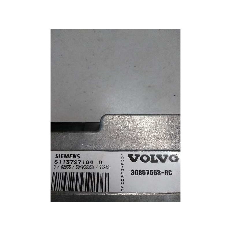 Recambio de centralita motor uce para volvo v40 familiar 2.0 16v cat referencia OEM IAM S113727104D 308575680C 