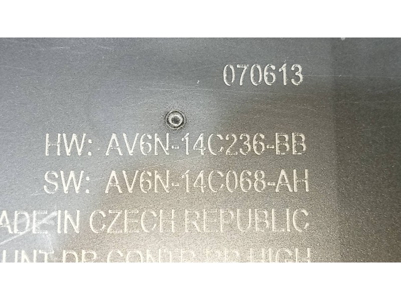 Recambio de modulo electronico para ford focus turn. (cb8) titanium referencia OEM IAM BV6N14B532BJ AV6N14C068AH AV6N14C236BB