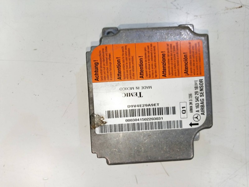 Recambio de kit airbag para mercedes clase m (w163) 2.7 cdi 20v cat referencia OEM IAM   