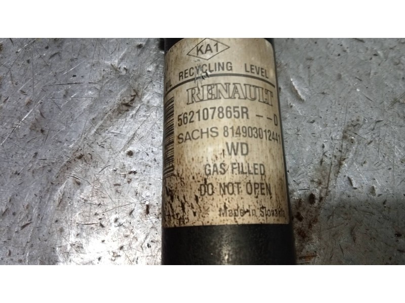 Recambio de amortiguador trasero derecho para dacia dokker ambiance referencia OEM IAM 562107865R  