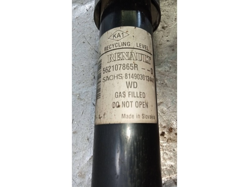 Recambio de amortiguador trasero izquierdo para dacia dokker ambiance referencia OEM IAM 562107865R  