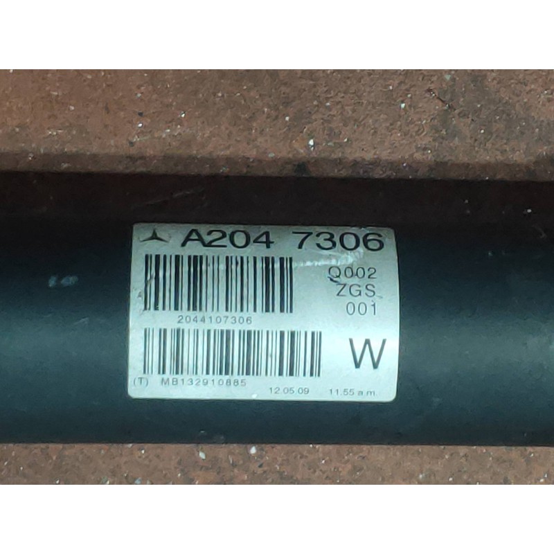 Recambio de transmision central para mercedes clase c (w204) familiar 220 t cdi (204.208) referencia OEM IAM A2047306  