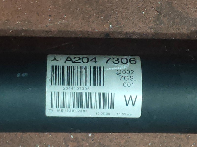 Recambio de transmision central para mercedes clase c (w204) familiar 220 t cdi (204.208) referencia OEM IAM A2047306  