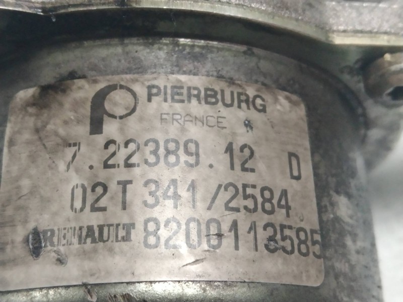 Recambio de depresor freno / bomba vacio para renault clio ii fase ii (b/cb0) authentique referencia OEM IAM 8200113585 72238912