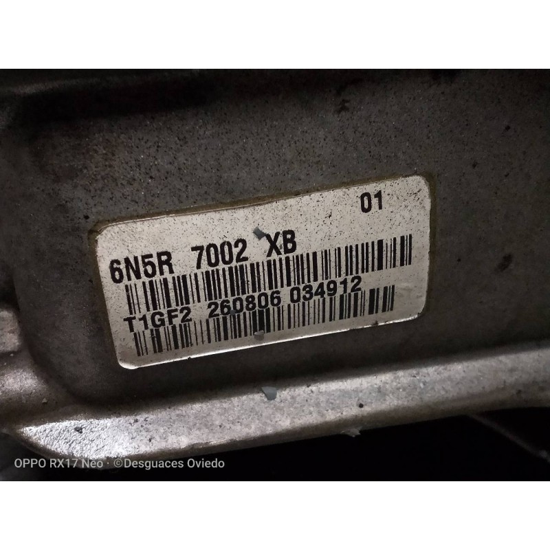 Recambio de caja cambios para volvo s40 berlina 1.8 flexifuel cat referencia OEM IAM 6N5R7002XB T1GF2 260806 034912 