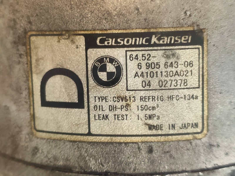 Recambio de compresor aire acondicionado para bmw serie 3 berlina (e46) 320d referencia OEM IAM 6452690564306 A4101130A021 