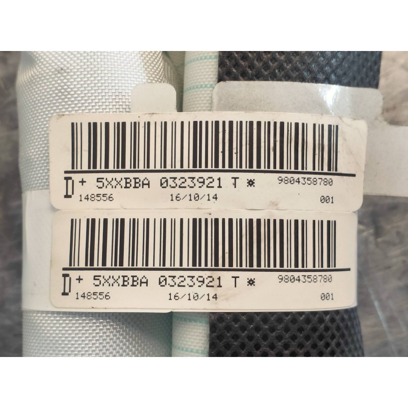 Recambio de airbag cortina delantero derecho para citroen c4 cactus feel referencia OEM IAM 9804358780  