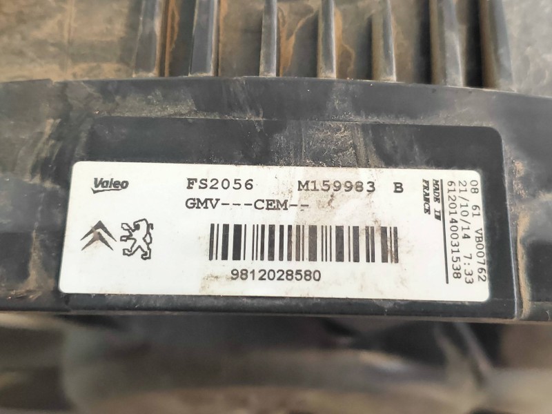 Recambio de electroventilador para citroen c4 cactus feel referencia OEM IAM 9812028580 M159983 