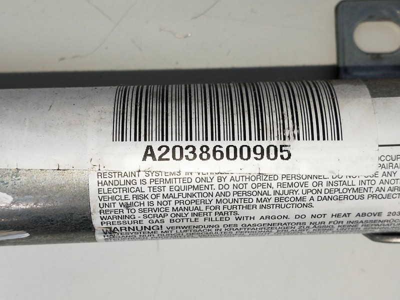 Recambio de airbag cortina delantero izquierdo para mercedes clase c (w203) berlina 2.0 cat referencia OEM IAM A2038600905  