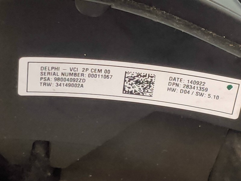 Recambio de volante para citroen c4 cactus feel referencia OEM IAM 98031272YC 98004092ZD 