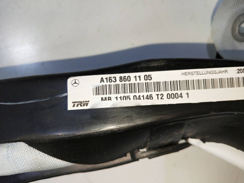 Recambio de airbag cortina delantero izquierdo para mercedes clase m (w163) 2.7 cdi 20v cat referencia OEM IAM A1631801105  