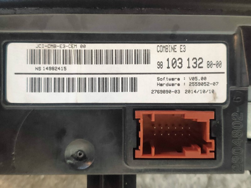 Recambio de cuadro instrumentos para citroen c4 cactus feel referencia OEM IAM 9810313280 276989003 