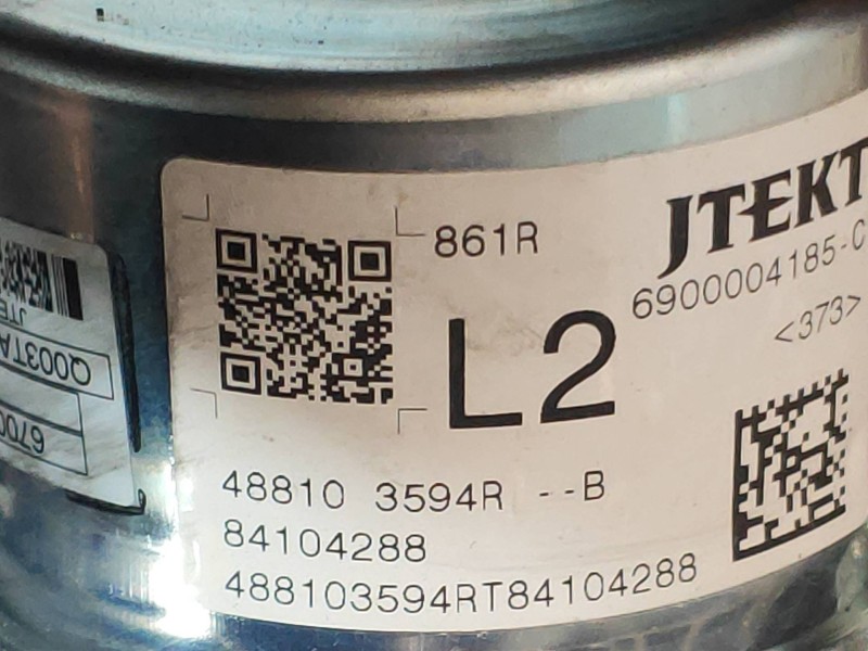 Recambio de columna direccion para renault captur life referencia OEM IAM 488103594R 6900004185C 6700003800B Q003TA2784ZE