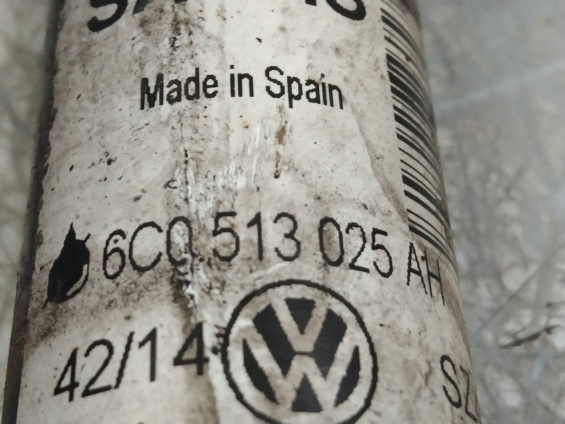 Recambio de amortiguador trasero para volkswagen polo (6c1) 1.0 referencia OEM IAM 6C0513025AH  