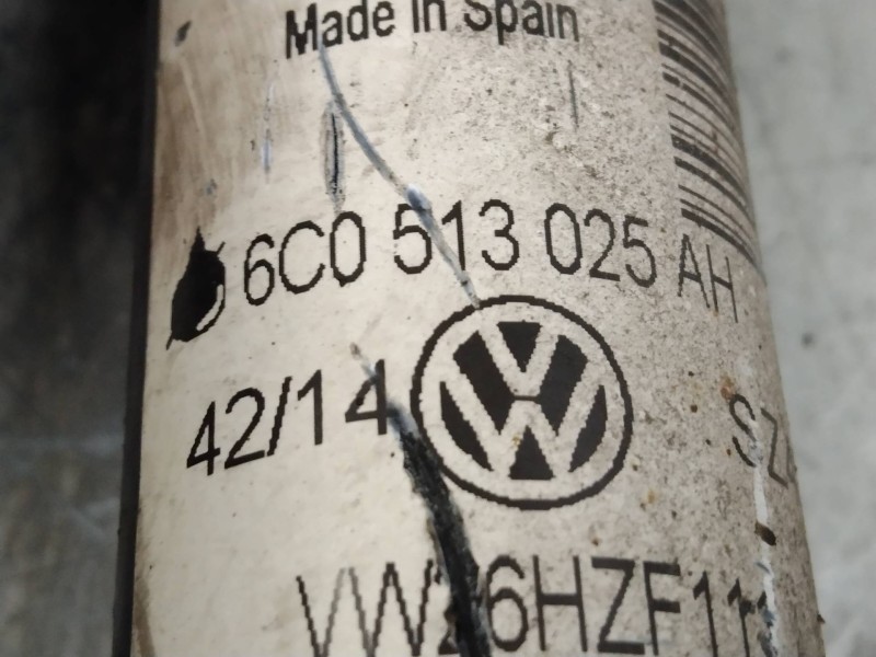 Recambio de amortiguador trasero para volkswagen polo (6c1) 1.0 referencia OEM IAM 6C0513025AH  