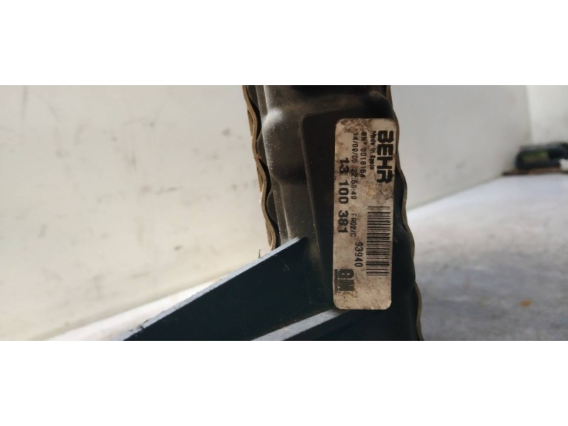 Recambio de radiador agua para opel corsa c cosmo referencia OEM IAM   