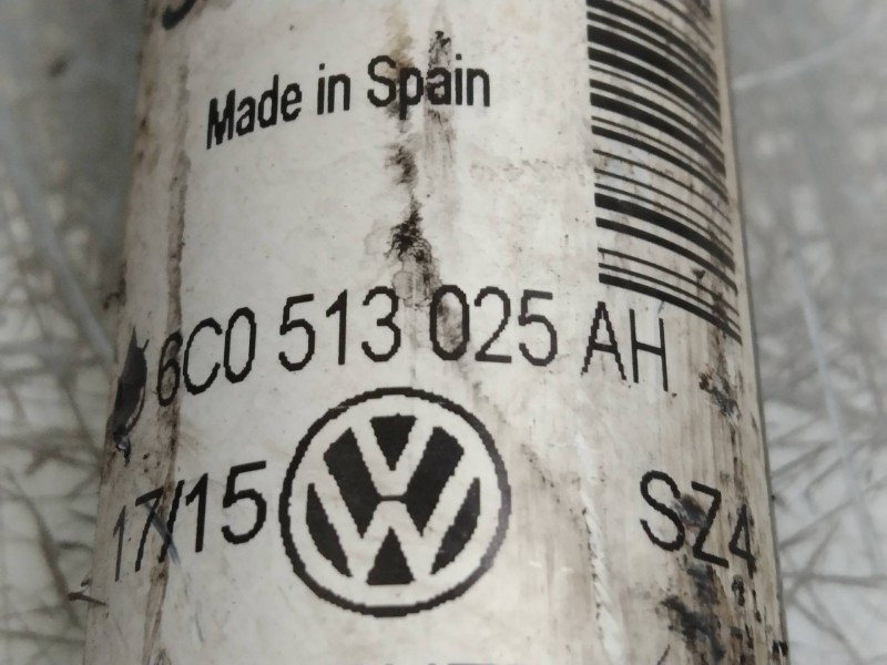 Recambio de amortiguador trasero para volkswagen polo (6c1) trendline bluemotion referencia OEM IAM 6C0513025AH  