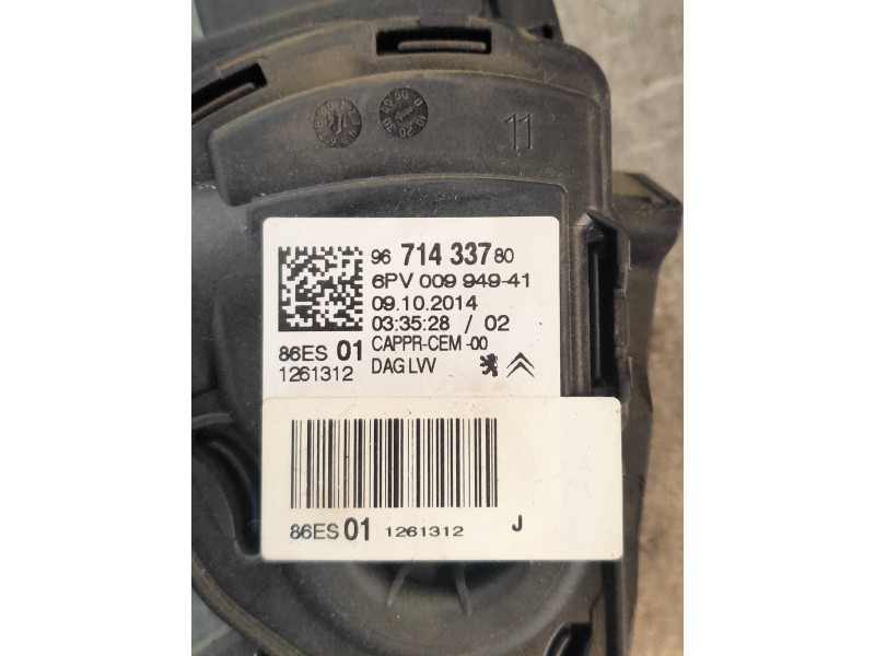 Recambio de potenciometro pedal para citroen c4 cactus feel referencia OEM IAM 9671433780 6PV0094941 