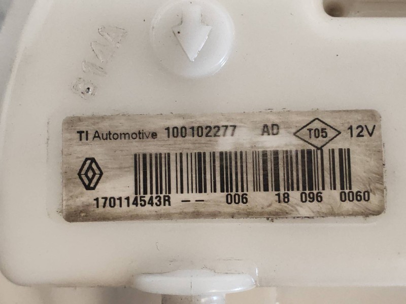 Recambio de bomba combustible para renault captur life referencia OEM IAM 170114543R 100102277 
