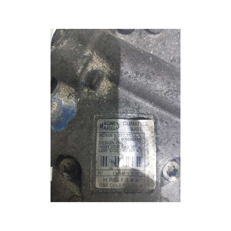 Recambio de compresor aire acondicionado para alfa romeo 146 1.4 16v cat referencia OEM IAM 507775200 606596430 