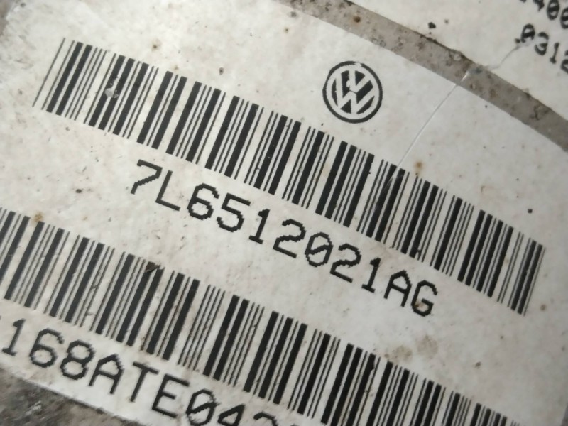 Recambio de amortiguador trasero izquierdo para volkswagen touareg (7la) tdi r5 referencia OEM IAM 7L6512021AG  