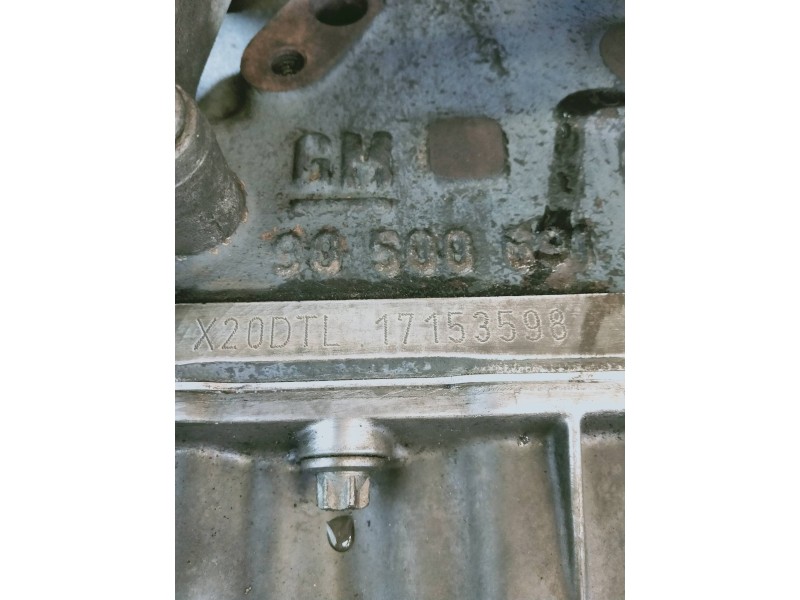 Recambio de motor completo para opel vectra b berlina básico (1999) referencia OEM IAM X20DTL 17153598 BOSCH