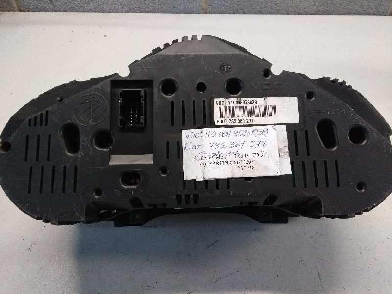 Recambio de cuadro instrumentos para alfa romeo 147 (190) 1.9 jtd impression referencia OEM IAM 735361277 110008953039 