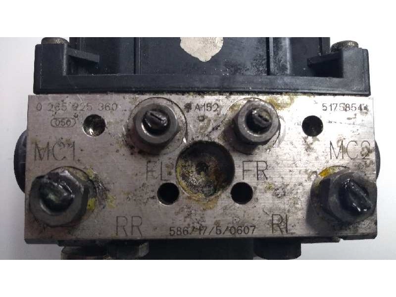 Recambio de abs para alfa romeo 147 (190) 1.6 16v cat referencia OEM IAM 0265225360 0265950182 51758544