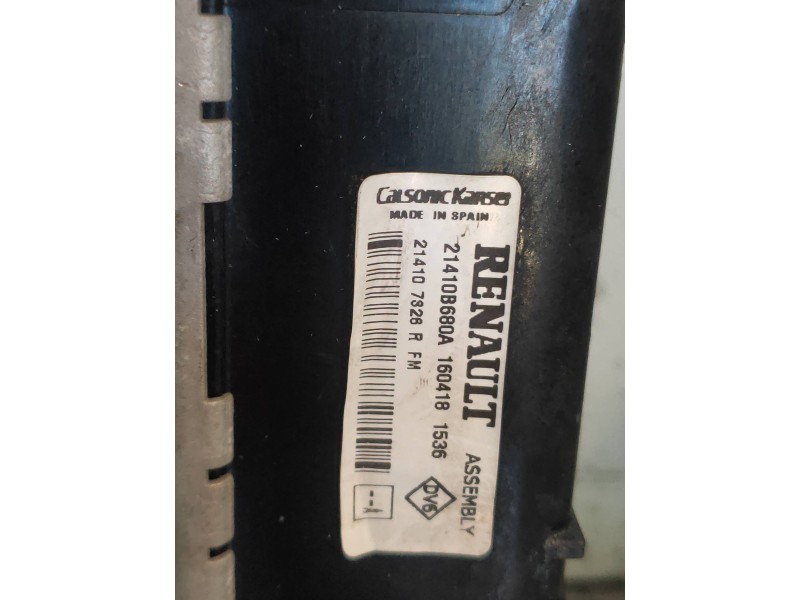 Recambio de radiador agua para renault captur life referencia OEM IAM 21410B680A 214107826R 