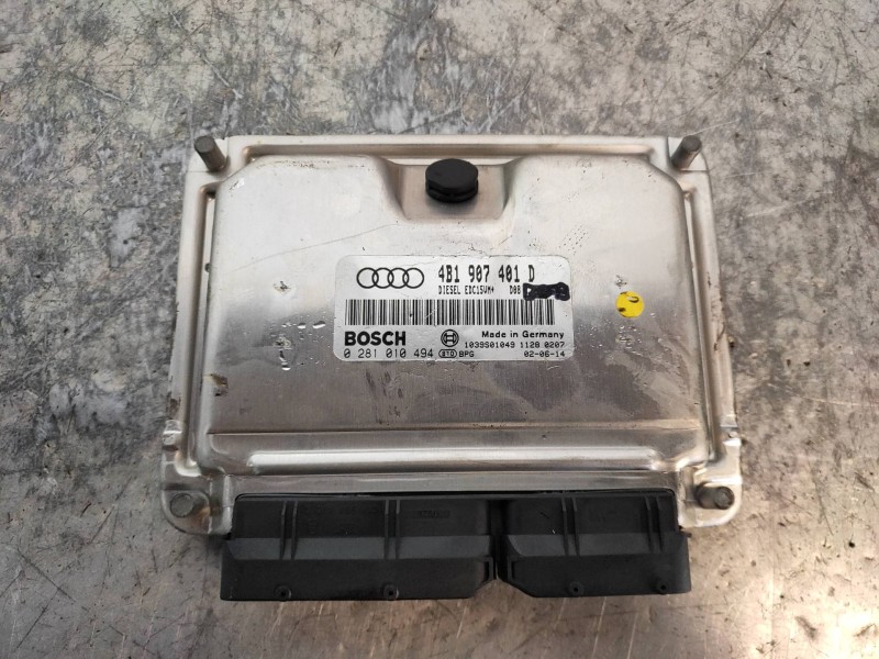 Recambio de centralita motor uce para audi a6 berlina (4b2) 2.5 tdi referencia OEM IAM 0281010494 4B1907401D BOSCH