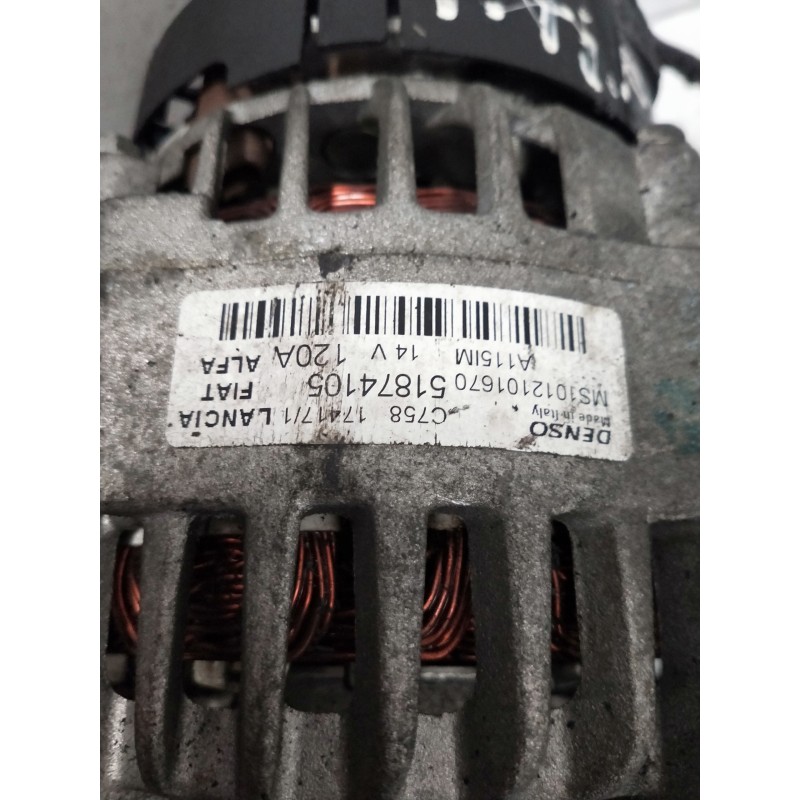 Recambio de alternador para fiat tipo ii (357) berlina easy business referencia OEM IAM 51874105 DENSO 