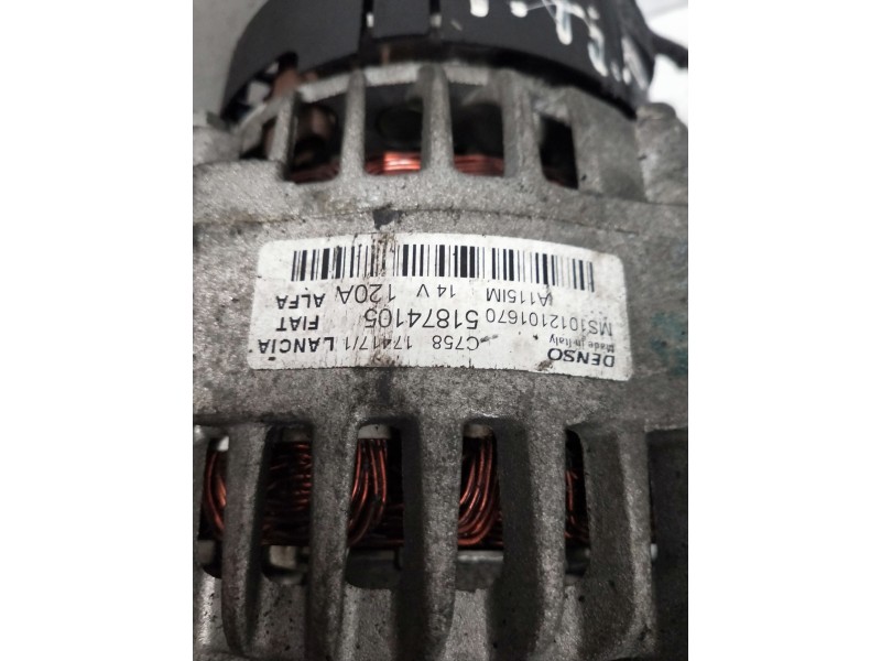 Recambio de alternador para fiat tipo ii (357) berlina easy business referencia OEM IAM 51874105 DENSO 