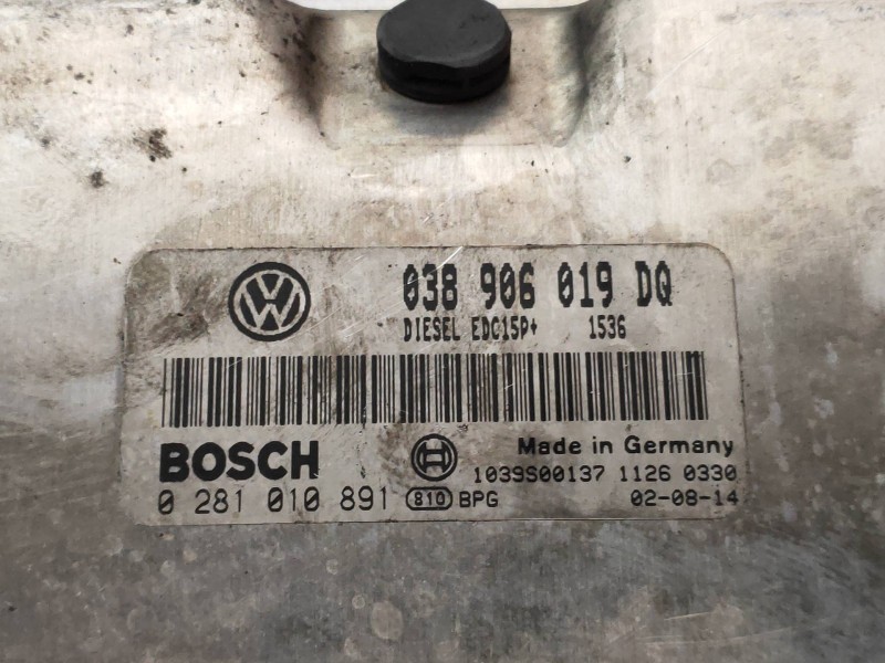 Recambio de centralita motor uce para seat ibiza (6l1) signo referencia OEM IAM 0281010891 038906019DQ BOSCH