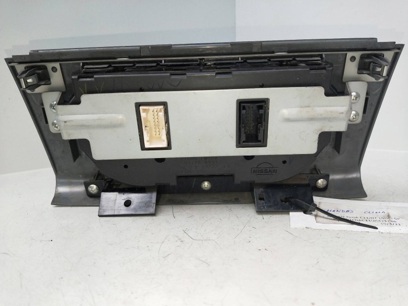 Recambio de mando calefaccion / aire acondicionado para nissan tiida (c11x/sc11x) acenta referencia OEM IAM 27500EM00A 503722499