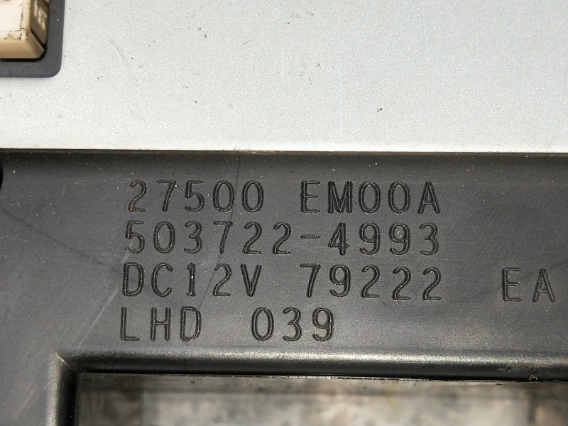 Recambio de mando calefaccion / aire acondicionado para nissan tiida (c11x/sc11x) acenta referencia OEM IAM 27500EM00A 503722499